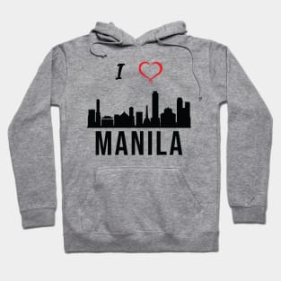 I love Manila Skyline Filipino Culture Philippines Hoodie